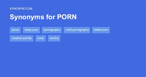 porn synonyms